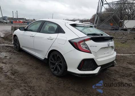 2017 Honda Civic Sport from USA, damaged, VIN SHHFK7G44HU229248